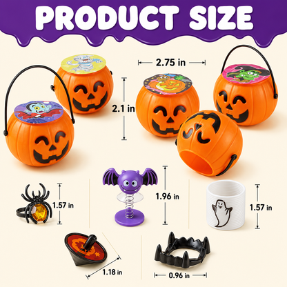 BooBuckets™ Prefilled Mini Pumpkin Buckets